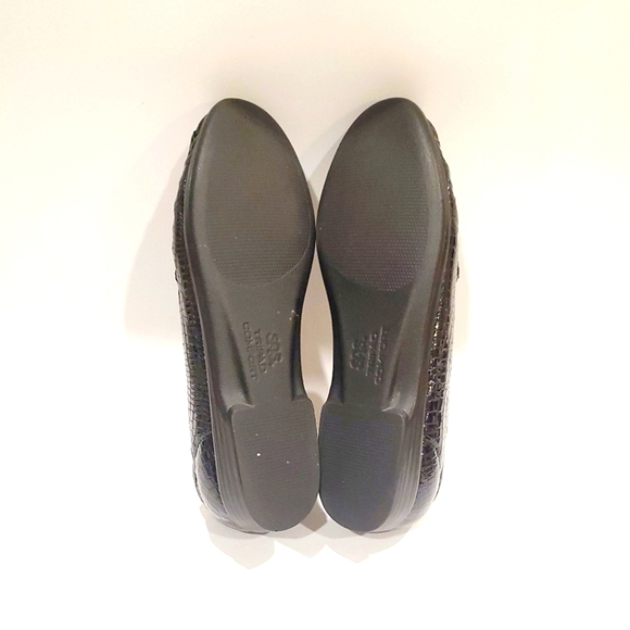 SAS Croc Print Loafer Black Size 9 AAA - Picture 6 of 11